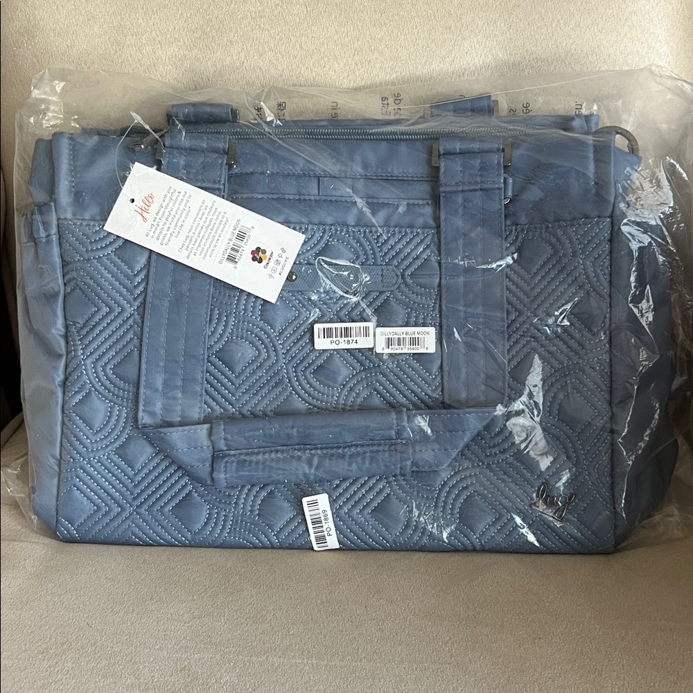 NWT Lug Dilly Dally Convertible Tote Bag in Blue Moon 🌙